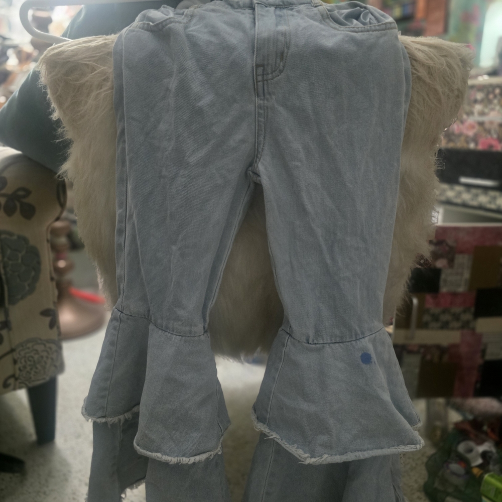 Kids Light Blue Flared Jeans